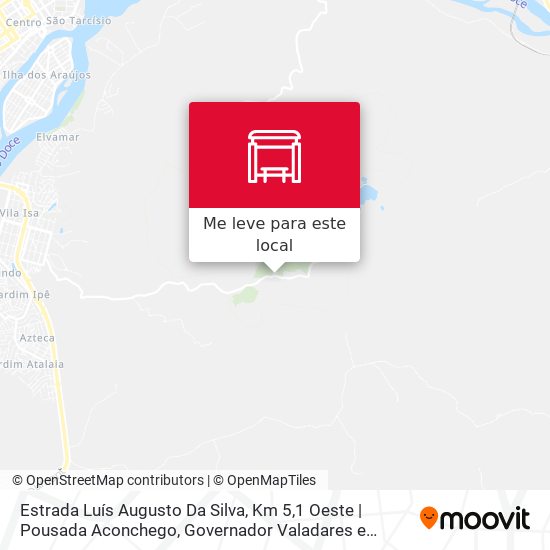 Estrada Luís Augusto Da Silva, Km 5,1 Oeste | Pousada Aconchego mapa