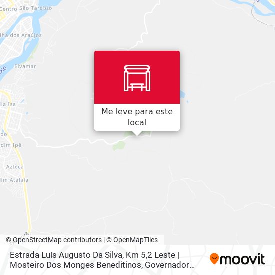 Estrada Luís Augusto Da Silva, Km 5,2 Leste | Mosteiro Dos Monges Beneditinos mapa