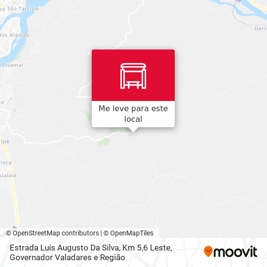 Estrada Luís Augusto Da Silva, Km 5,6 Leste mapa