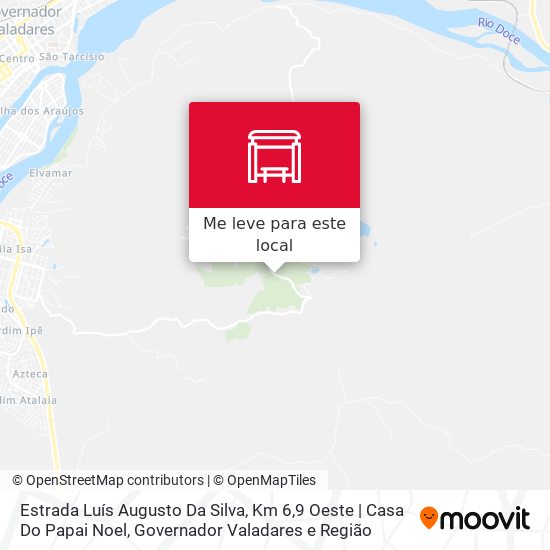 Estrada Luís Augusto Da Silva, Km 6,9 Oeste | Casa Do Papai Noel mapa