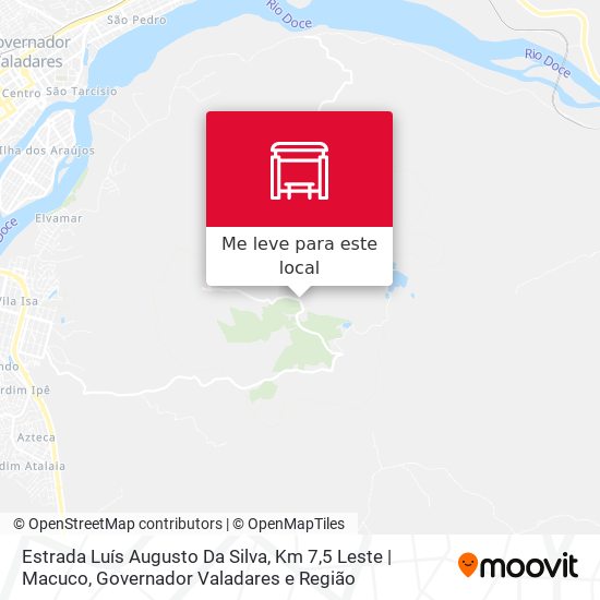Estrada Luís Augusto Da Silva, Km 7,5 Leste | Macuco mapa