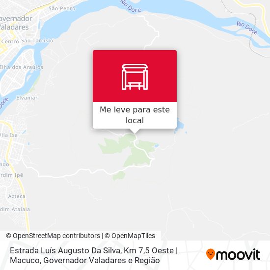 Estrada Luís Augusto Da Silva, Km 7,5 Oeste | Macuco mapa