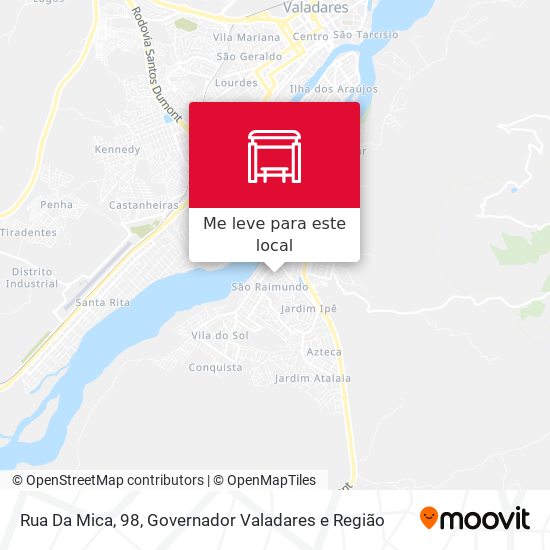 Rua Da Mica, 98 mapa