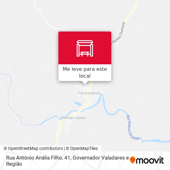 Rua Antônio Anália Filho, 41 mapa