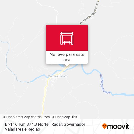 Br-116, Km 374,3 Norte | Radar mapa