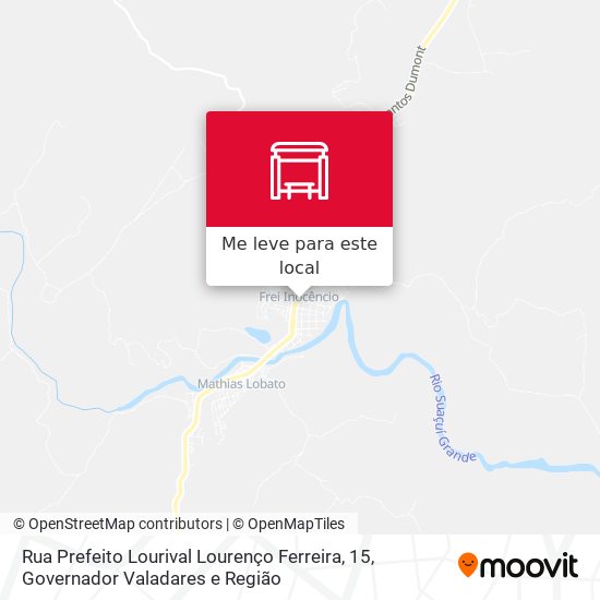 Rua Prefeito Lourival Lourenço Ferreira, 15 mapa