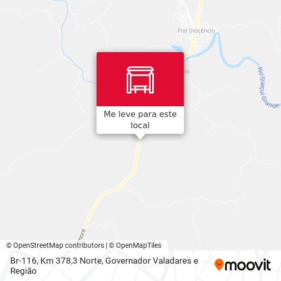 Br-116, Km 378,3 Norte mapa