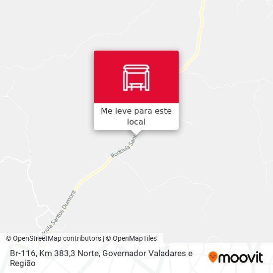 Br-116, Km 383,3 Norte mapa