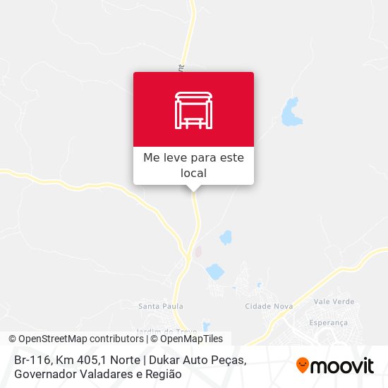 Br-116, Km 405,1 Norte | Dukar Auto Peças mapa