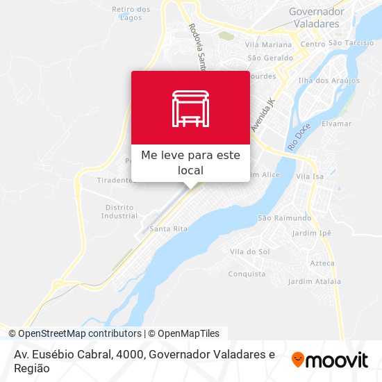 Av. Eusébio Cabral, 4000 mapa