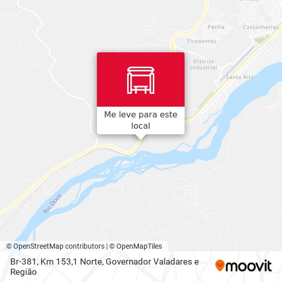 Br-381, Km 153,1 Norte mapa