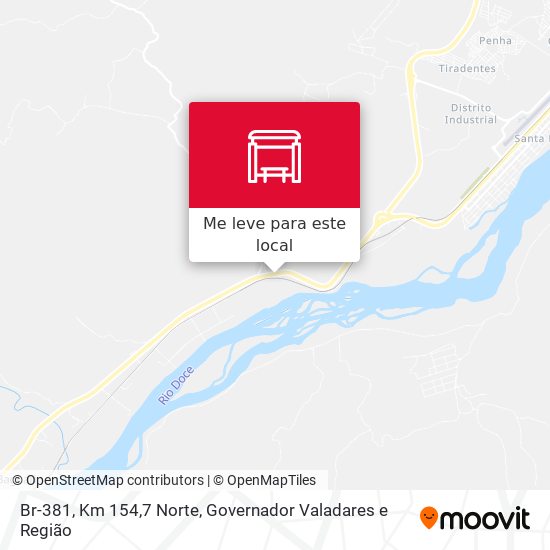 Br-381, Km 154,7 Norte mapa