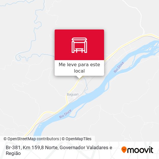 Br-381, Km 159,8 Norte mapa