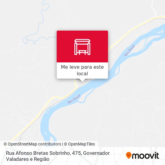 Rua Afonso Bretas Sobrinho, 475 mapa