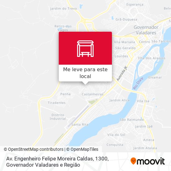 Av. Engenheiro Felipe Moreira Caldas, 1300 mapa