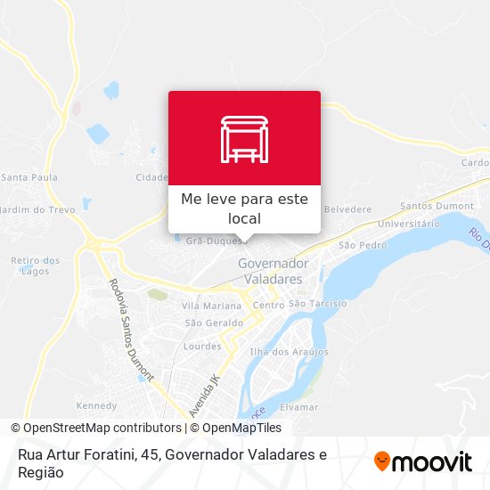 Rua Artur Foratini, 45 mapa