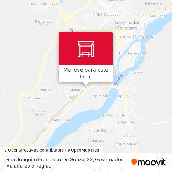 Rua Joaquim Francisco De Souza, 22 mapa