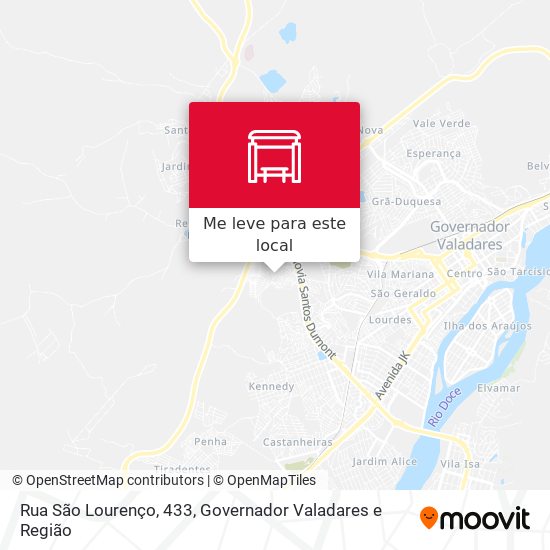 Rua São Lourenço, 433 mapa