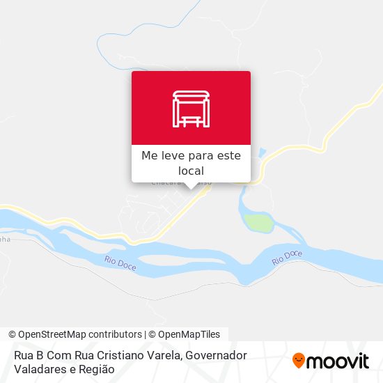 Rua B Com Rua Cristiano Varela mapa