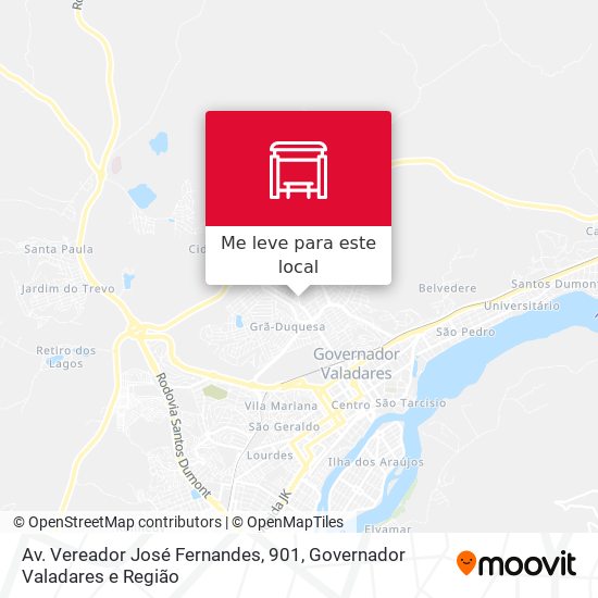 Av. Vereador José Fernandes, 901 mapa
