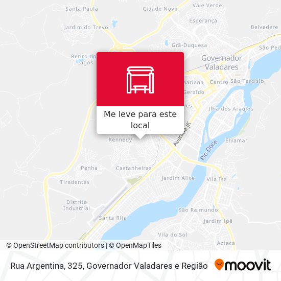 Rua Argentina, 325 mapa