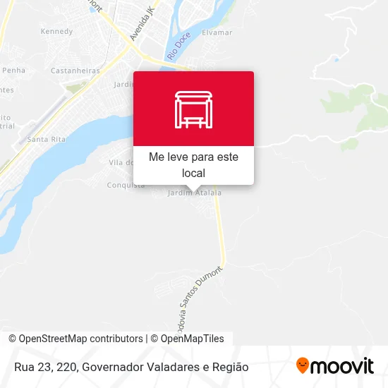 Rua 23, 220 mapa