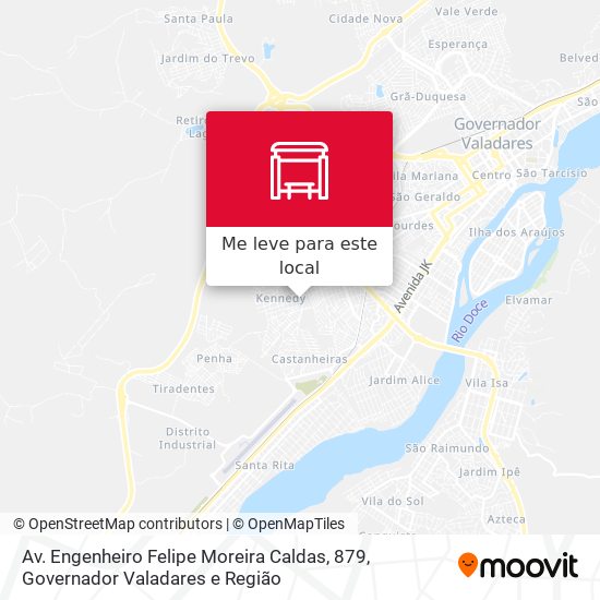 Av. Engenheiro Felipe Moreira Caldas, 879 mapa