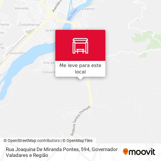 Rua Joaquina De Miranda Pontes, 594 mapa