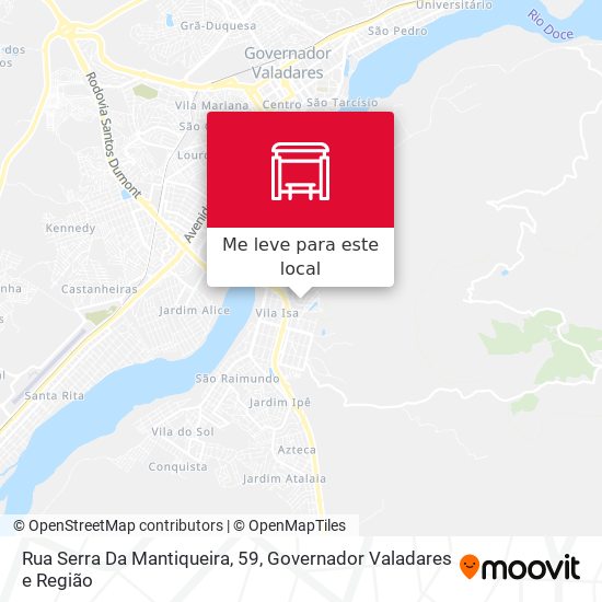 Rua Serra Da Mantiqueira, 59 mapa