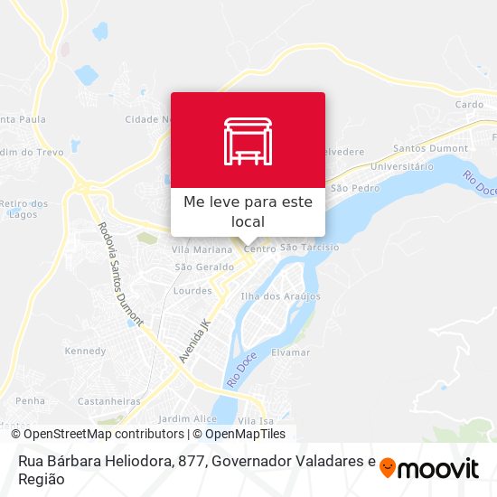 Rua Bárbara Heliodora, 877 mapa
