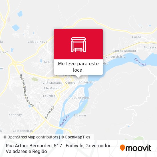 Rua Arthur Bernardes, 517 | Fadivale mapa