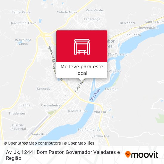 Av. Jk, 1244 | Bom Pastor mapa