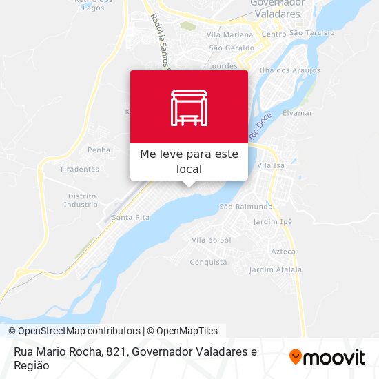 Rua Mario Rocha, 821 mapa