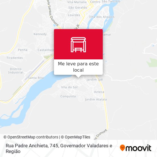 Rua Padre Anchieta, 745 mapa