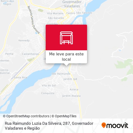 Rua Raimundo Luzia Da Silveira, 287 mapa