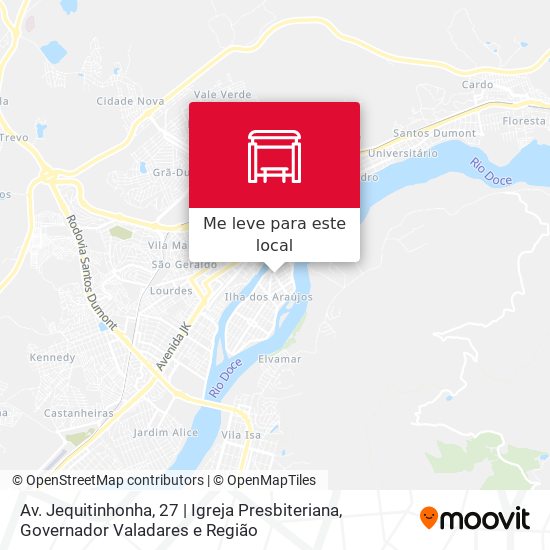 Av. Jequitinhonha, 27 | Igreja Presbiteriana mapa