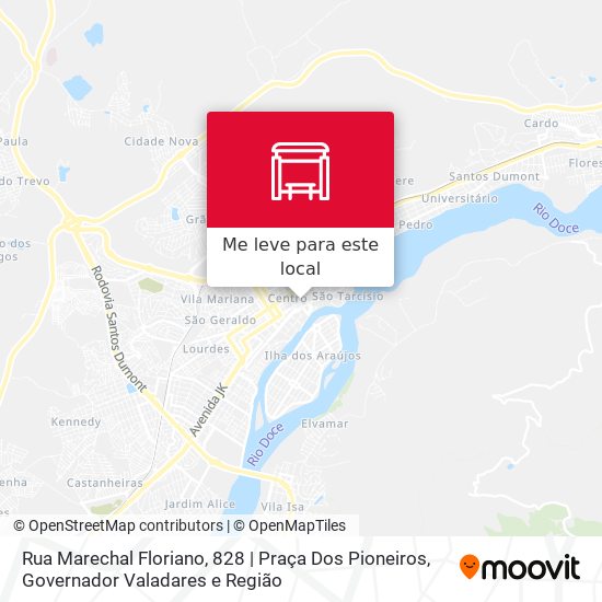 Rua Marechal Floriano, 828 | Praça Dos Pioneiros mapa