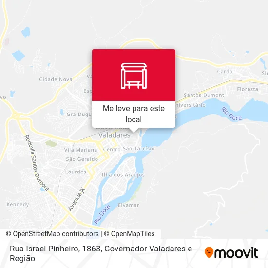 Rua Israel Pinheiro, 1863 mapa