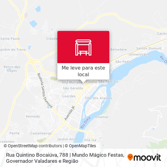 Rua Quintino Bocaiúva, 788 | Mundo Mágico Festas mapa