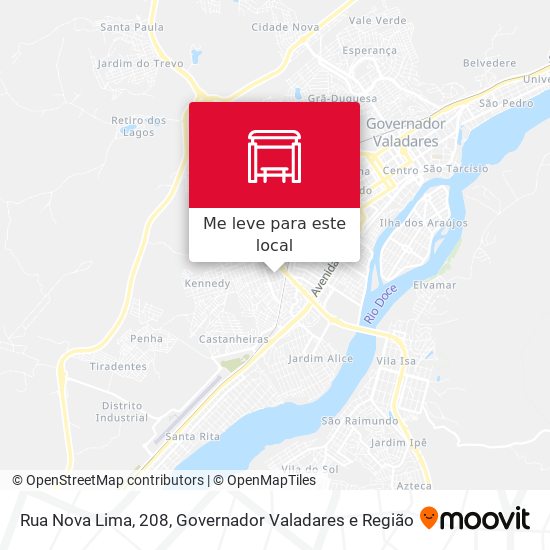 Rua Nova Lima, 208 mapa