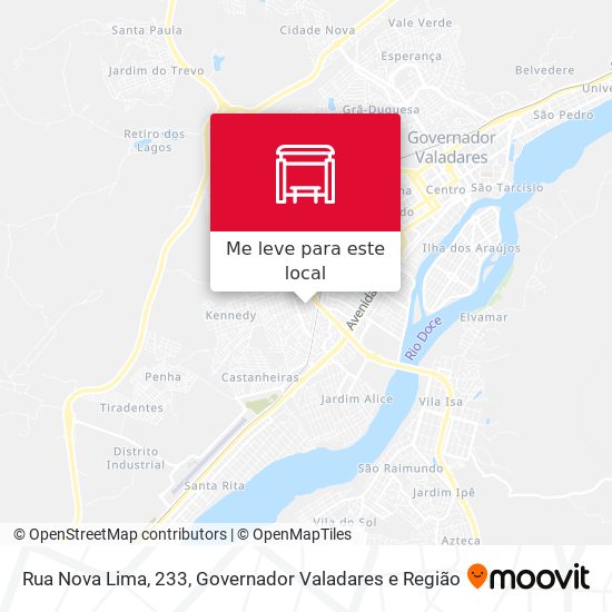 Rua Nova Lima, 233 mapa