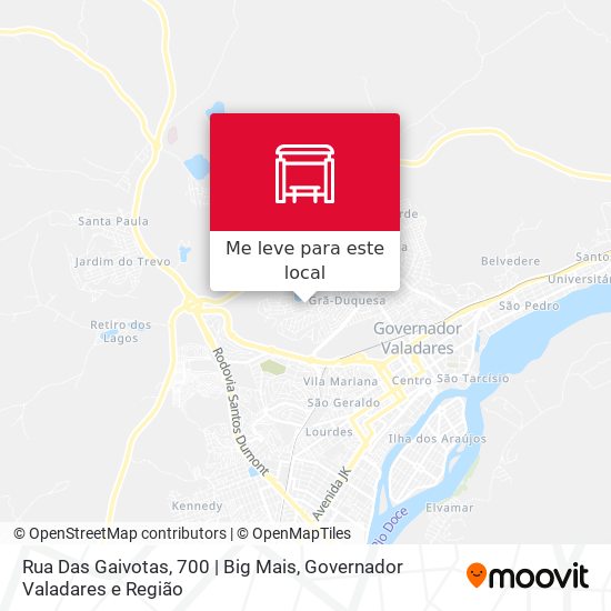 Rua Das Gaivotas, 700 | Big Mais mapa