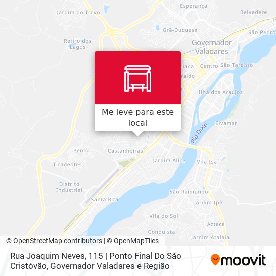 Rua Joaquim Neves, 115 | Ponto Final Do São Cristóvão mapa