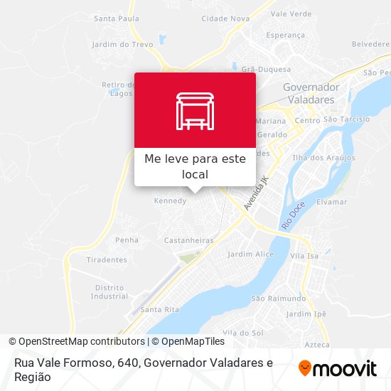 Rua Vale Formoso, 640 mapa