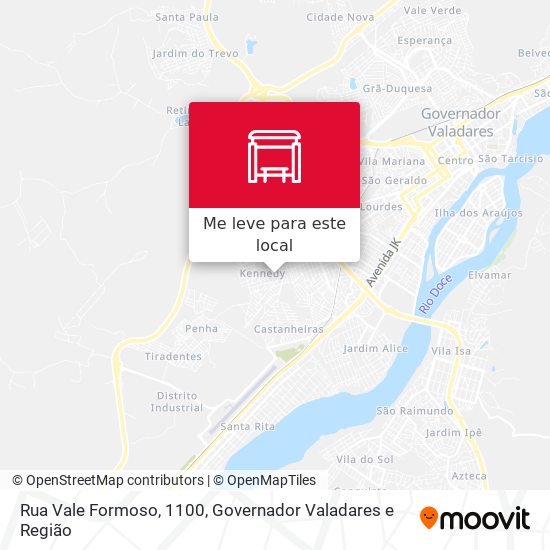 Rua Vale Formoso, 1100 mapa