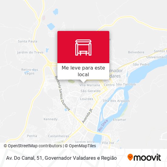Av. Do Canal, 51 mapa
