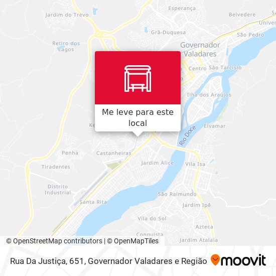 Rua Da Justiça, 651 mapa