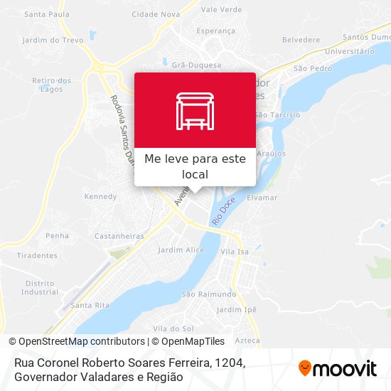 Rua Coronel Roberto Soares Ferreira, 1204 mapa