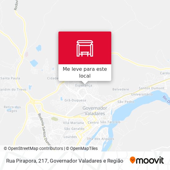 Rua Pirapora, 217 mapa