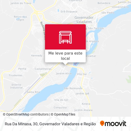 Rua Da Minasa, 30 mapa